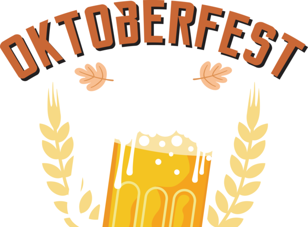 Transparent Oktoberfest Human Logo Commodity for Beer Festival Oktoberfest for Oktoberfest