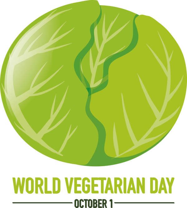 Transparent World Vegetarian Day Leaf vegetable Leaf Vegetable for Vegetarian Day for World Vegetarian Day