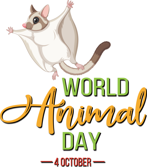 Transparent World Animal Day Cat Dog Cartoon for Animal Day for World Animal Day