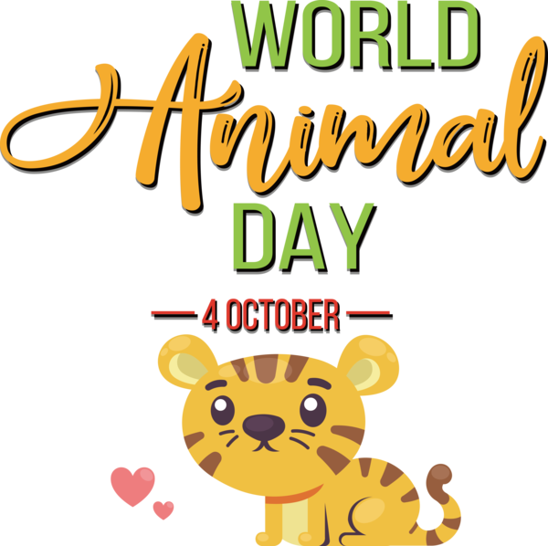 Transparent World Animal Day Lion Giraffe World Animal Day for Animal Day for World Animal Day