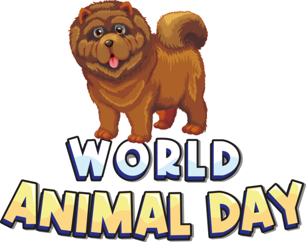Transparent World Animal Day Dog Lion Puppy for Animal Day for World Animal Day