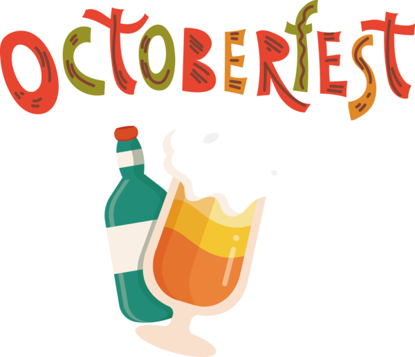 Transparent Oktoberfest Logo Text for Beer Festival Oktoberfest for Oktoberfest