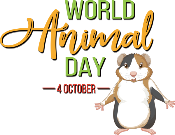 Transparent World Animal Day Muroids Human Logo for Animal Day for World Animal Day