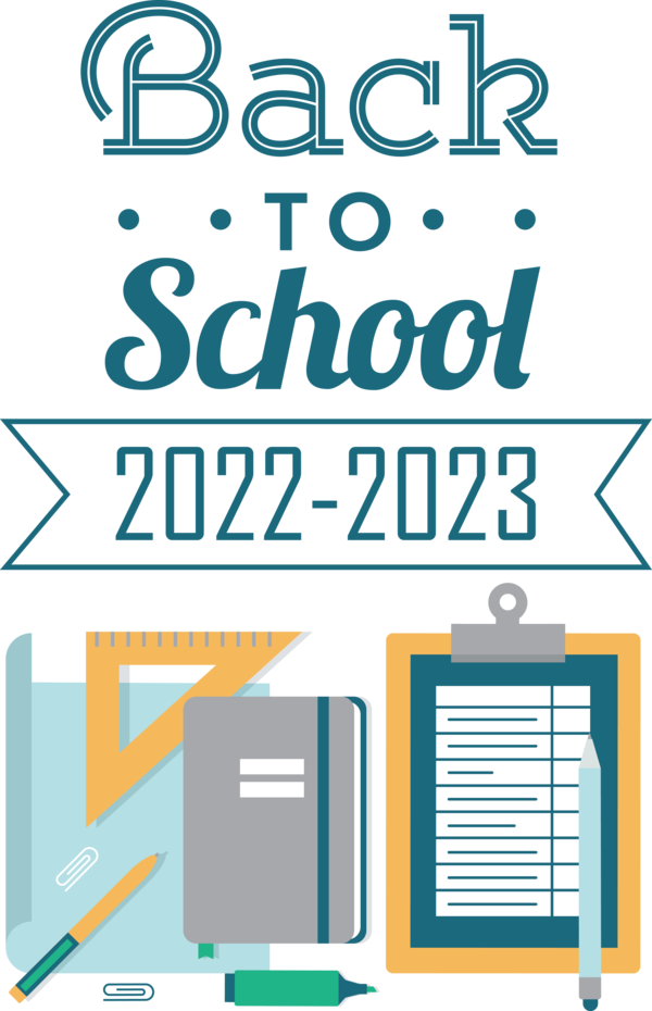 Transparent Back to School back Design Font for Back to School 2023 for Back To School