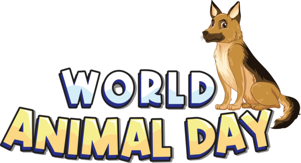 Transparent World Animal Day Dog Snout Logo for Animal Day for World Animal Day