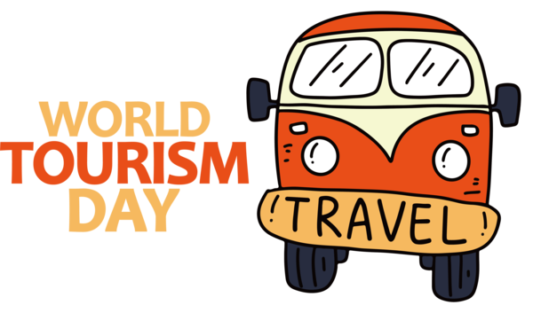 Transparent World Tourism Day Logo Human San Martín de los Andes for Tourism Day for World Tourism Day