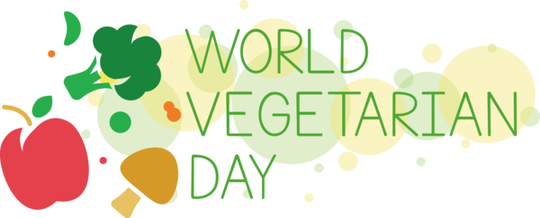 Transparent World Vegetarian Day Leaf Design Drawing for Vegetarian Day for World Vegetarian Day