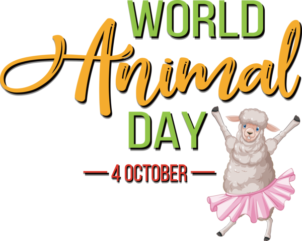 Transparent World Animal Day Human Happiness Logo for Animal Day for World Animal Day