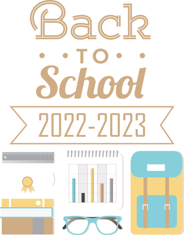 Transparent Back to School back Furniture Logo for Back to School 2023 for Back To School