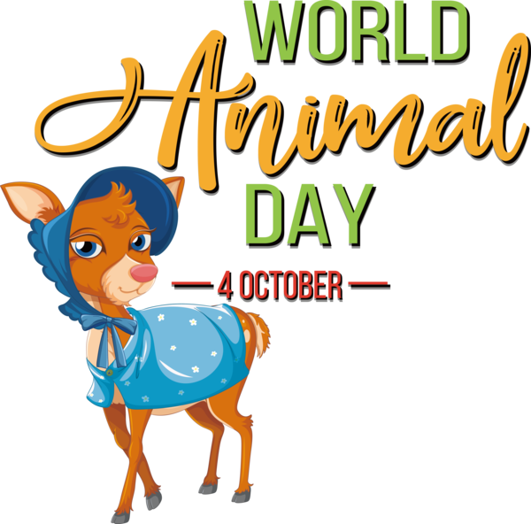 Transparent World Animal Day Design Royalty-free Cartoon for Animal Day for World Animal Day