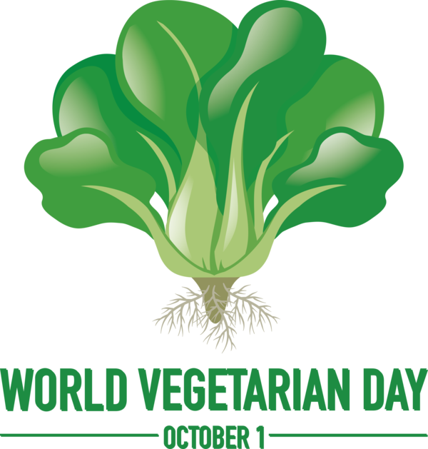 Transparent World Vegetarian Day Drawing Spinach Spinach leaves for Vegetarian Day for World Vegetarian Day