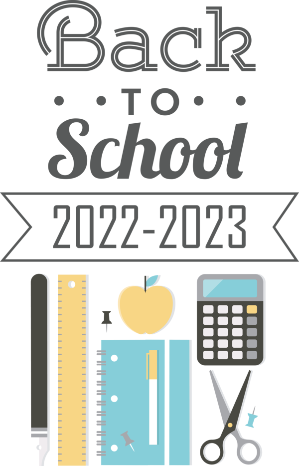 Transparent Back to School back Logo Design for Back to School 2023 for Back To School