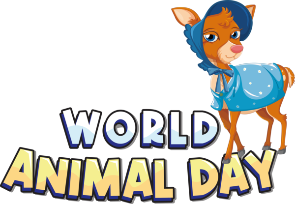 Transparent World Animal Day Human Logo Cartoon for Animal Day for World Animal Day