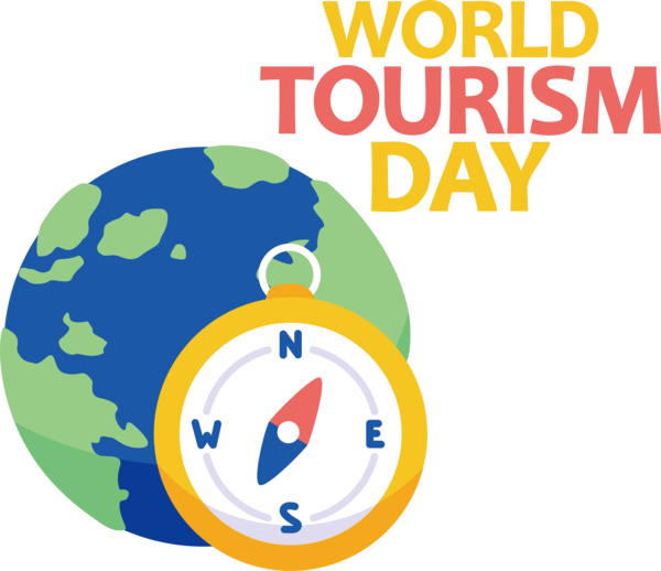 Transparent World Tourism Day Circle Drawing Logo for Tourism Day for World Tourism Day