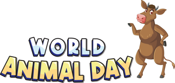 Transparent World Animal Day Macropods Horse Human for Animal Day for World Animal Day