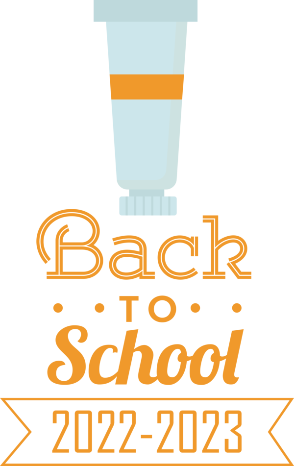 Transparent Back to School Ice Cream Logo Line for Back to School 2023 for Back To School