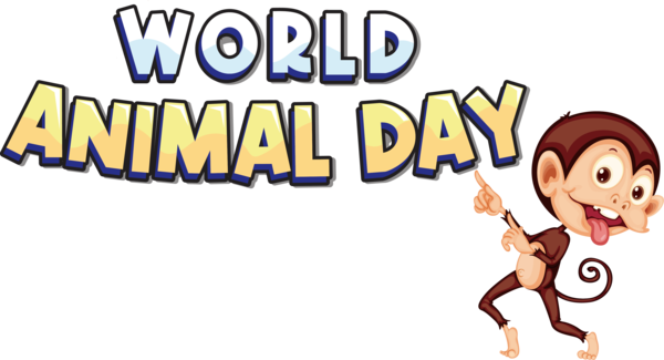 Transparent World Animal Day Human Cartoon Logo for Animal Day for World Animal Day