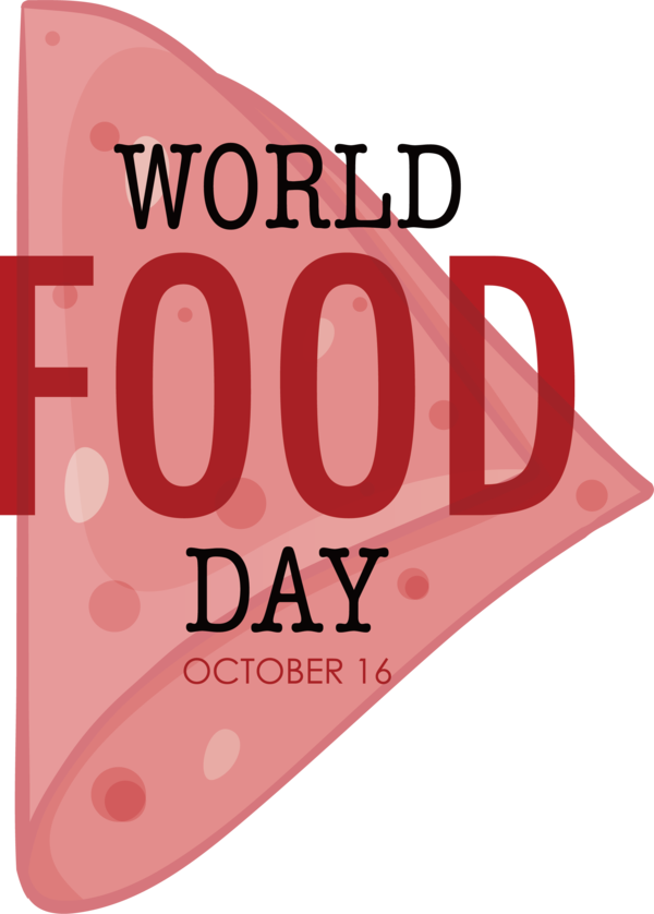 Transparent World Food Day Logo Design Text for Food Day for World Food Day