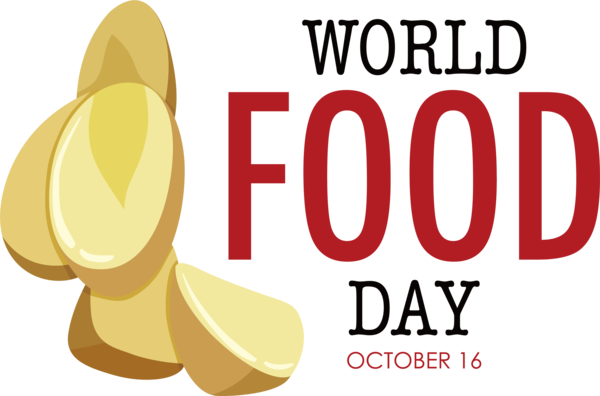 Transparent World Food Day Design Logo Cartoon for Food Day for World Food Day