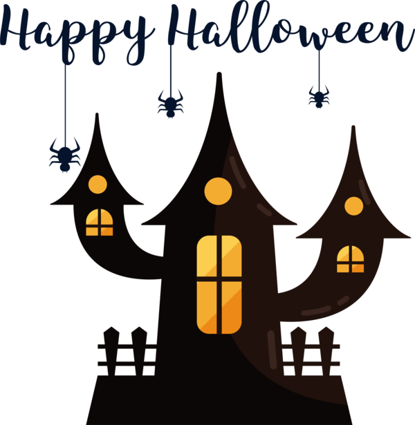 Transparent Halloween Icon Logo Drawing for Happy Halloween for Halloween