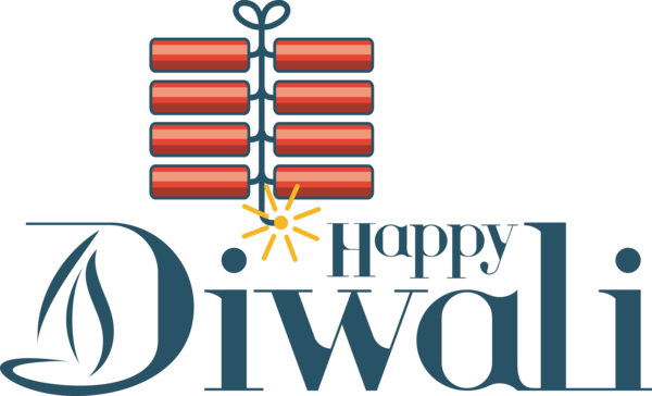 Transparent Diwali Design Logo Text for Happy Diwali for Diwali