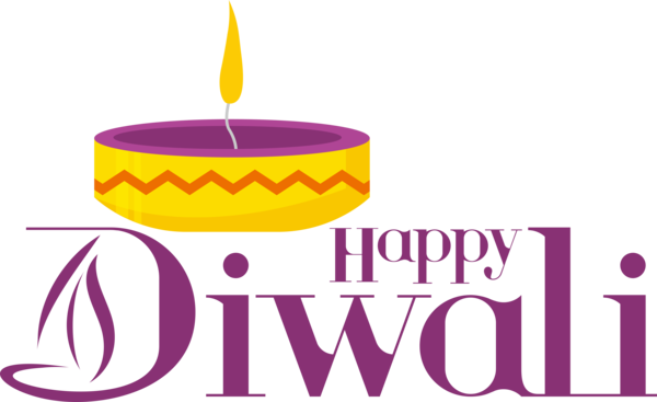 Transparent Diwali Logo Line Violet for Happy Diwali for Diwali