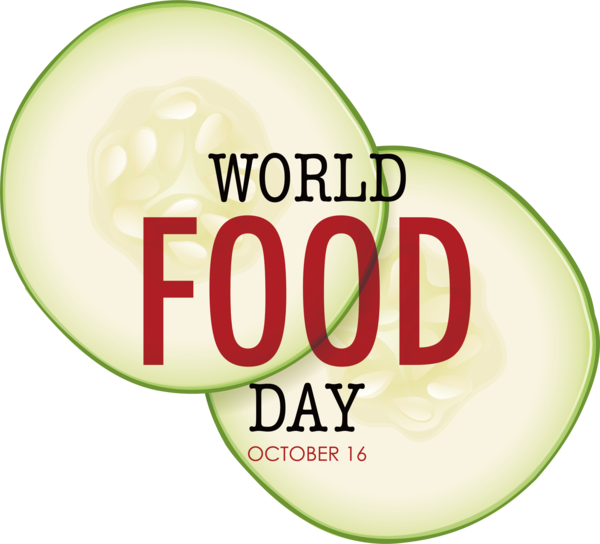 Transparent World Food Day Logo Font Text for Food Day for World Food Day