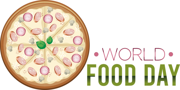 Transparent World Food Day Pizza Italian cuisine Hawaiian pizza for Food Day for World Food Day
