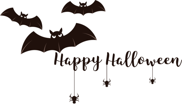 Transparent Halloween Leaf Logo Font for Happy Halloween for Halloween