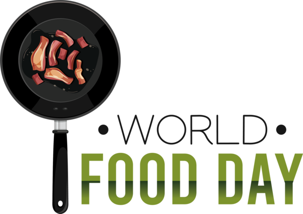 Transparent World Food Day Logo Font Design for Food Day for World Food Day