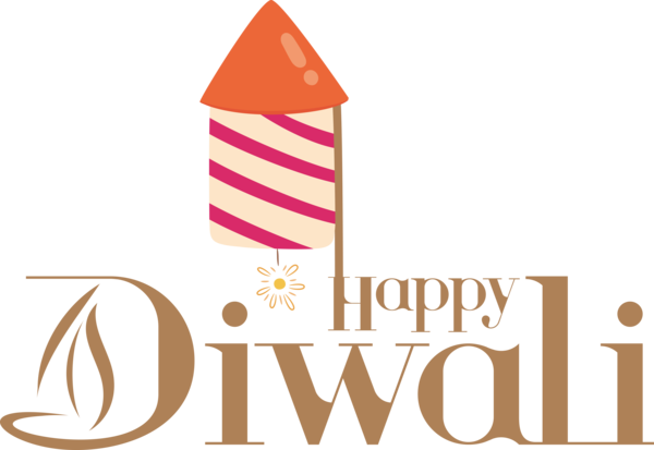 Transparent Diwali Design Logo Line for Happy Diwali for Diwali
