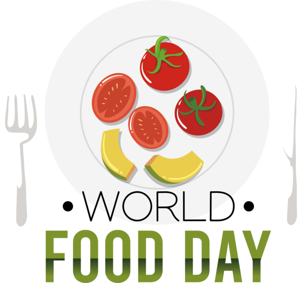Transparent World Food Day Orange Logo Superfood for Food Day for World Food Day