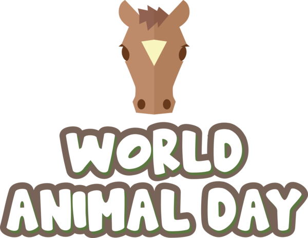 Transparent World Animal Day Giraffe Human Horse for Animal Day for World Animal Day