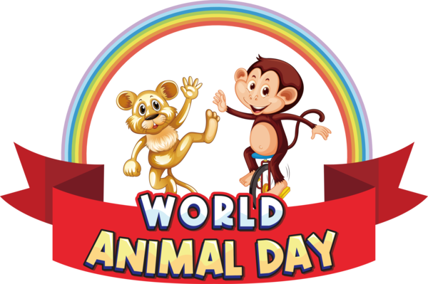 Transparent World Animal Day Logo Royalty-free Poster for Animal Day for World Animal Day