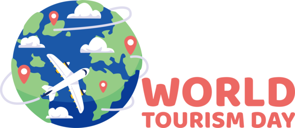 Transparent World Tourism Day Logo Drawing Mathematics for Tourism Day for World Tourism Day