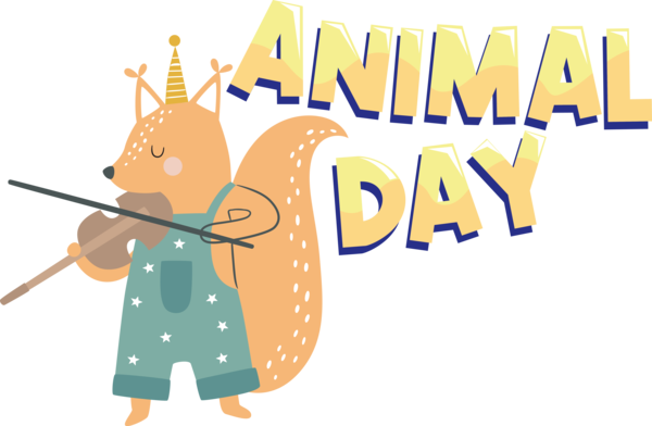 Transparent World Animal Day Drawing Design Cartoon for Animal Day for World Animal Day