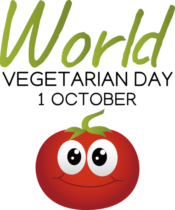 Transparent World Vegetarian Day Smiley Commodity Logo for Vegetarian Day for World Vegetarian Day