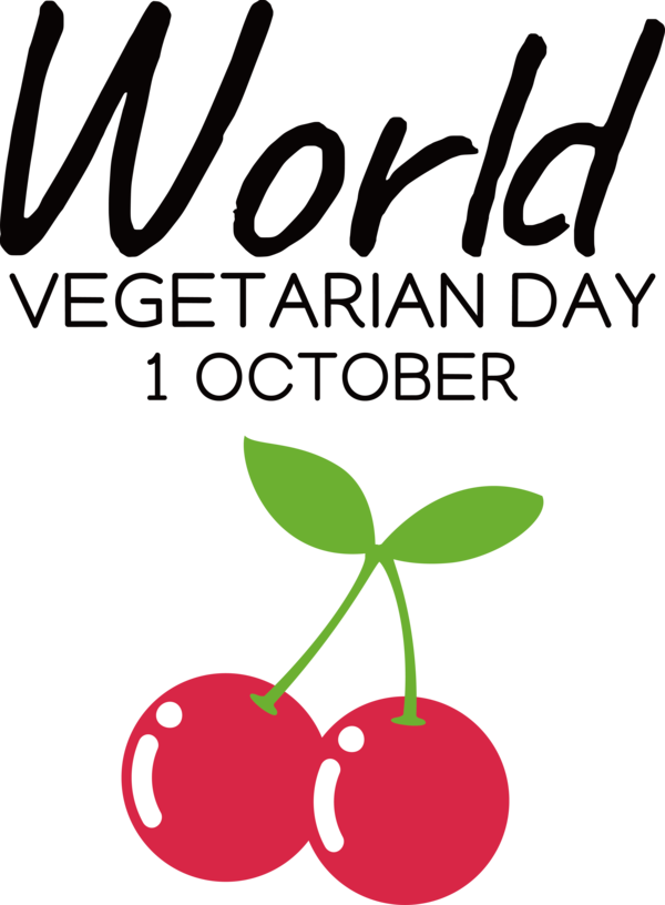 Transparent World Vegetarian Day Logo Tree Line for Vegetarian Day for World Vegetarian Day