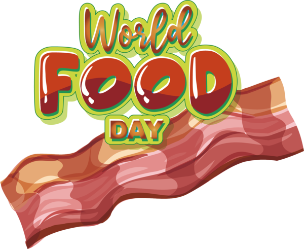 Transparent world food day Cartoon Logo Design for food day for World Food Day