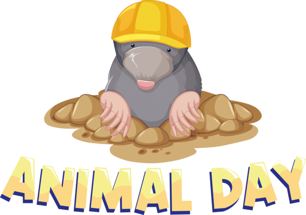 Transparent World Animal Day Royalty-free Vector Cartoon for Animal Day for World Animal Day