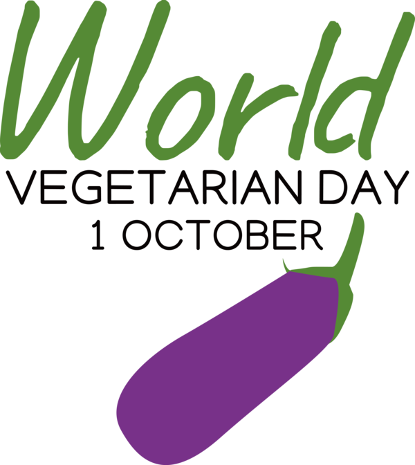 Transparent World Vegetarian Day Logo Design Line for Vegetarian Day for World Vegetarian Day