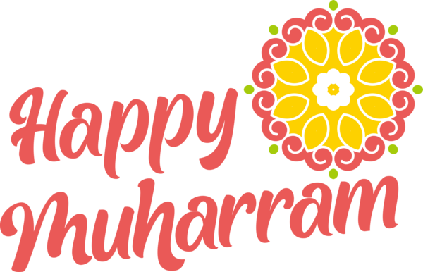 Transparent Muharram Cut flowers Design Floral design for Happy Muharram for Muharram