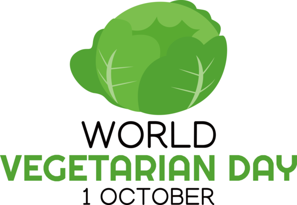 Transparent World Vegetarian Day Human Leaf Logo for Vegetarian Day for World Vegetarian Day