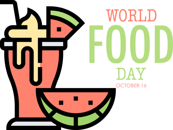 Transparent world food day Plant Watermelon Logo for food day for World Food Day