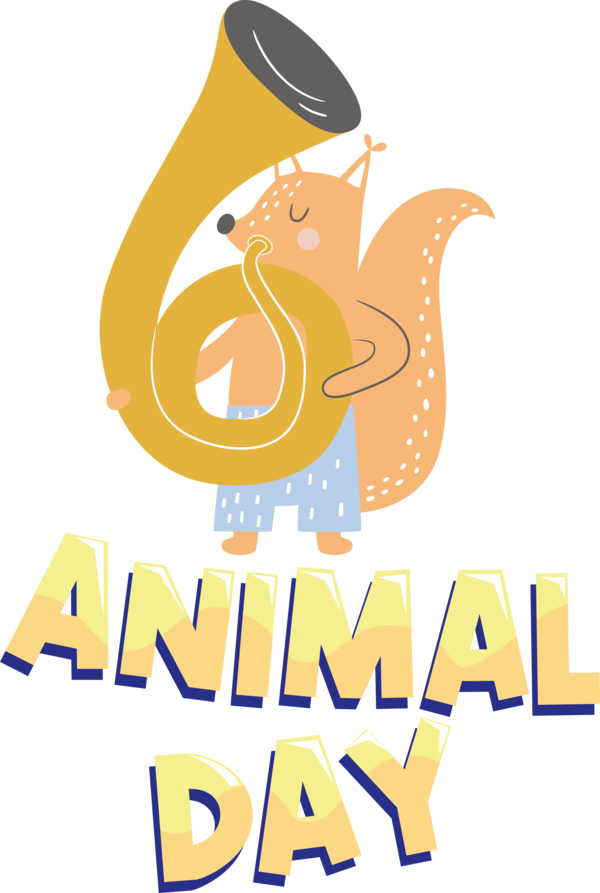 Transparent World Animal Day Cartoon Art Museum Drawing Animation for Animal Day for World Animal Day