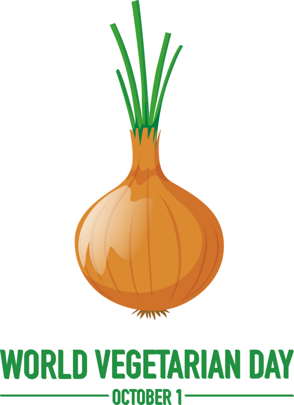 Transparent World Vegetarian Day Plant stem Pumpkin Squash for Vegetarian Day for World Vegetarian Day