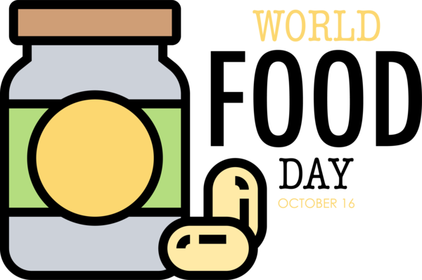 Transparent world food day Logo Design Line for food day for World Food Day