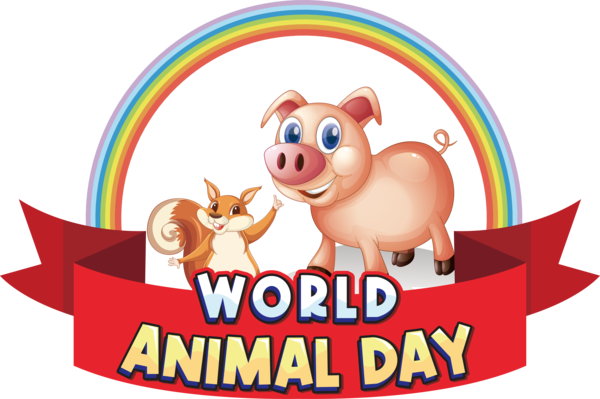 Transparent World Animal Day Beagle Bulldog Pug for Animal Day for World Animal Day