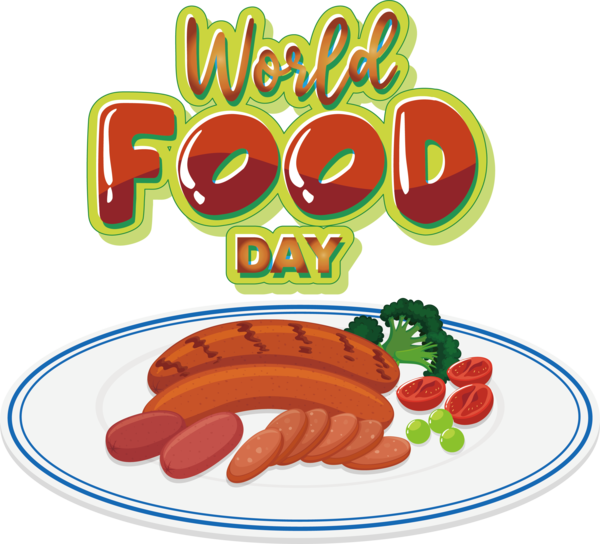 Transparent world food day Sausage Knackwurst Bockwurst for food day for World Food Day