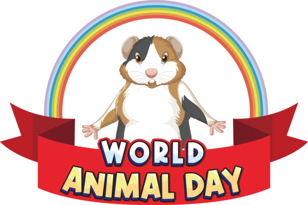 Transparent World Animal Day Drawing Logo Vector for Animal Day for World Animal Day